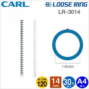 wIGGLE_CARL 루즈링 14mm 화이트 3개입