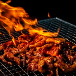 [계발구역] 불맛 가득 숙성 직화무뼈닭발 간편조리 캠핑