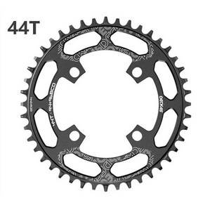 자전거 크랭크 Deckas 라운드 BCD 96mm 94 96bcd 40T 42T 44T M 산악 체인링 Alivio M4000 M4050 Deoe M612, [03] 44T black, 1개