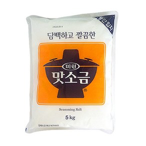 미원 맛소금 중간입자, 5kg, 1개