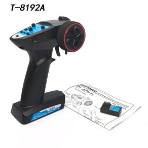 1/10 크롤러 라디오 시스템 송신기 RC 카 보트 PK TG3 FS-GT3B 리시버 포함 3CH 2.4GHz 리모컨, 03 8192A, 1개