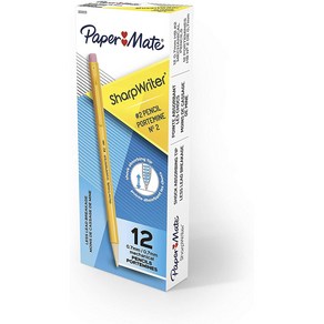 12 Count Yellow Pape Mate ShapWite Mechanical Pencils 0.7 mm HB #2 Lead 12 Count, 1개, Goldenod