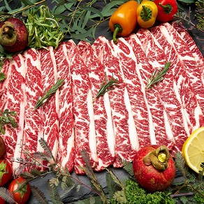 LA 꽃갈비 6 7 8번 1.5kg 깔끔한손질 소고기 LA갈비 바베큐 홈파티 선물세트, 1개, 1.5kg(미국산 LA 꽃갈비)