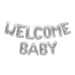 WELCOME BABY 글자풍선 16인치 웰컴베이비 베이비샤워