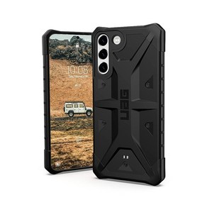 URBAN ARMOR GEAR UAG 디자인 삼성 갤럭시 S22 플러스 케이스 카모 미드나잇 러기드 경량 슬림 충격 방지 패스파인더 SE 보호 커버 [6.6인치 스크린], 패스파인더 - 블랙