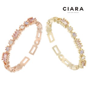 CIARA 14K Feaa 고딕스톤 슬림 반지(GoldPlated)