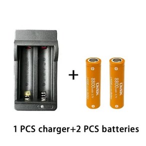 14500 충전식 리튬 이온 배터리 손전등 배터리 LED 장난감 및 충전기 3.7V 8800mAh 신제품, 02 분홍색