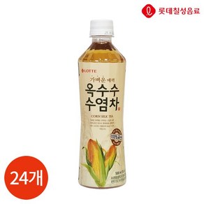 롯데 옥수수 수염차 500ml x 24개 (6개 x 4묶음)