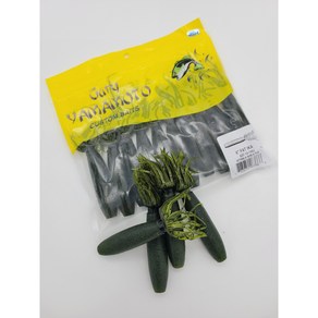 [게리야마모토] 팻이카 4인치 배스웜 소프트베이트, BLU PRL/SLVR FLK, 1개