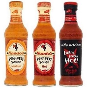 Nando's 난도스 페리 페리 소스, 3개, 125ml