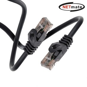 NETmate NM-FC6030 CAT.6 UTP High-Flex 랜 케이블3m, 검점, 1개, 3m