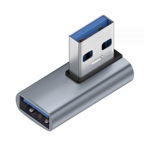 티테크 USB3.0 좌측 90도 꺽임 연장젠더(M/F)/T-USB3-AMAFLR/왼쪽 기억자 꺽임형/5Gbps 전송속도