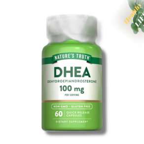 Natue's Tuth 네이쳐스트루스 DHEA 부신 100mg 캡슐, 1개, 60정