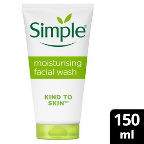 영국 심플 Simple Moistuising Facial Wash 모이스처라이징 페이셜 클렌징 워시, 2개