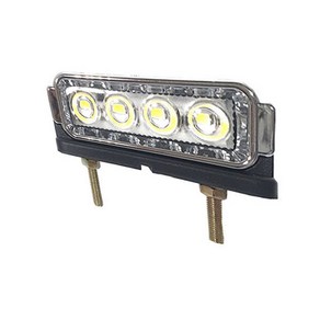 24V 대형트럭 LED 4발 번호판등 번호판 램프 넘버등, 1개