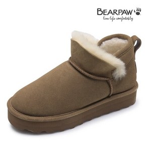 베어파우(BEARPAW) CAMERON 통굽 양털 숏부츠 K2747002PD-W