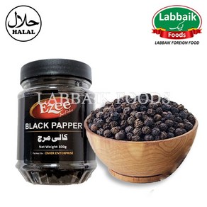 EZEE Black Pappe Whole (Sabut Kali Mich) 100g 블랙 페퍼 홀 (검은 통 후추), 1개