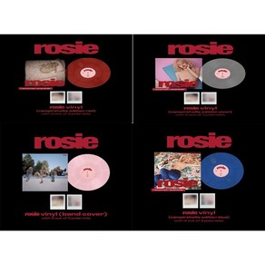 [LP] [버전선택] [ROSE] 블랙핑크 로제 ROSE fist studio album osie vinyl [컬러 LP] / 폴라로이드2종+가사지+LP, band cove