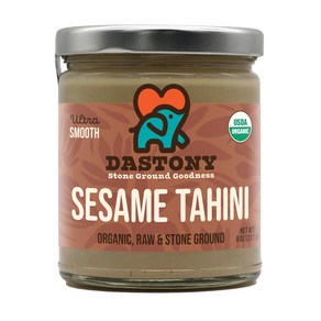 Dastony Organic Raw Sesame Tahini Seed Butter 8 oz | Only One Ingredient | Vegan Paleo and Keto