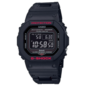 [지샥 G-SHOCK] 남여공용 GW-B5600HR-1DR 블루투스페어링 스퀘어라인 스탠다드 블랙메탈 캐주얼시계