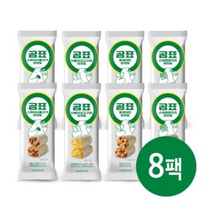 곰표 고단백 브리또 4종 총 8팩_불고기2 고구마2 콘치즈2 치킨2, 없음, 125g