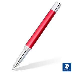 STAEDTLER 스테들러 Tiplus 474 F촉 만년필 레드