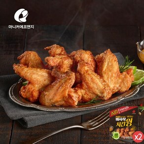 소비기한 25. 4. 10 마니커에프앤지 바사삭치킨윙 400g(2봉), 400g, 2개