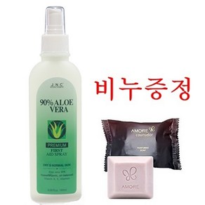 제이앤씨 JNC 90%알로에 베라 퍼스트 에이드 스프레이 180ml + 비누증정