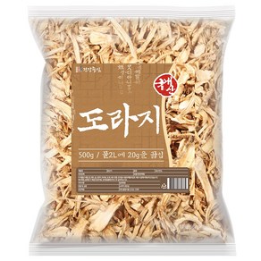 건강중심 국산 말린 도라지 건도라지, 2개, 500g