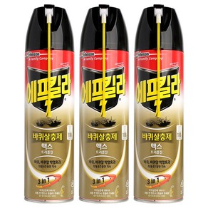 바퀴벌레약 스프레이 맥스 트리플킬 500ml 3개