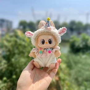 라부부 피규어 인형옷 키링인형옷 양모자세트, 양복, 15cm, 1개