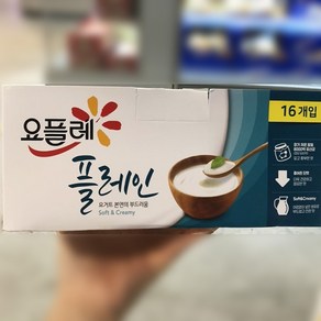 빙그레 요플레 플레인 85g x 16입, 16개