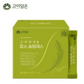 고이담은 효소 슬림에스 3g 60스틱 2개월분 아밀라아제 프로테아제 발효효소, 180g, 1개