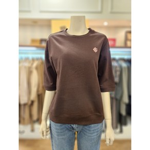 BCBG OBC칠부 맨투맨 티셔츠 - B4B3X404 74 [BROWN]