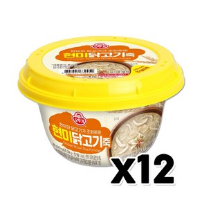 오뚜기 현미닭고기죽 즉석간편식 285g x 12개