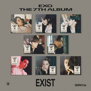 엑소 EXO - 정규7집 EXIST (Digipack Ve.) 엑시스트 디지팩 버전랜덤발송, 포스터 없음