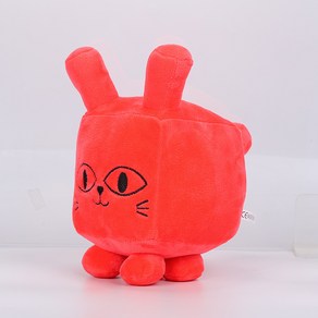 펫시뮬레이터 xBalloonCatPlush 사각 풍선 고양이 털 장난감 인형 쿠션, 색깔7, 일반 포장