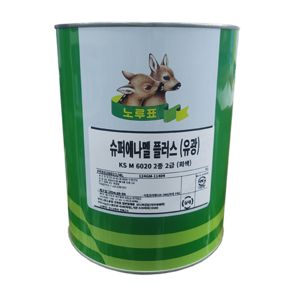 노루페인트 목재 철재용 유성페인트 슈퍼에나멜 플러스4L, 4L, 1개, 회색(유광)