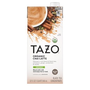 Tazo 차이 라떼 블랙 티 946 ml, 1개