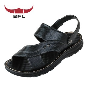 BFLOUTDOOR NSB303BK 남성 캐주얼 가죽 샌들 슬리퍼 겸용