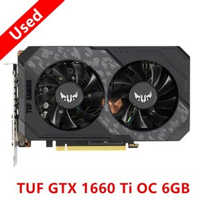 ASUS RTX 2060 GPU 게임 그래픽 카드 NVIDIA GeForce RTX2060 6GB GTX 1660 슈퍼 비디오 GTX1660 Ti S PC 컴퓨터