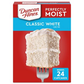 Duncan Hines Classic Cake Mix White 15.25 oz Duncan Hines 클래식 케이크 믹스 화이트 15.25온스, 1개, 432g