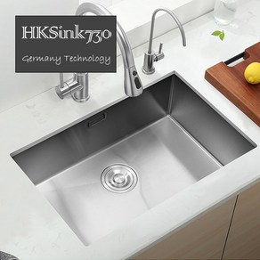 [레아인] HKSink730 프리미엄 핸드메이드 사각싱크볼 (포스코 304스틸 두께 3MM)