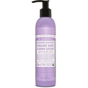 DR. BRONNER'S 닥터브로너스 라벤더 코코넛 바디 로션 236ml, 1개