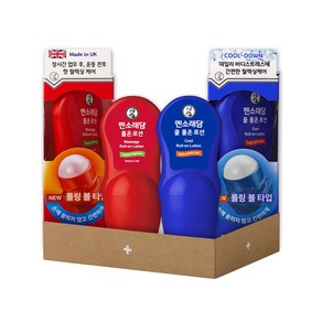 멘소래담 롤 온 로션 핫 마사지 롤온 로션 50ml 1개 + 멘소래담 쿨 롤 온 로션 50ml x 1개