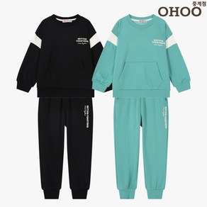 오후 중계점 *23FW 소량재입고 50%할인* 융기모 데일리 상하세트 (2Color) 배색 포인트 맨투맨 밴딩 팬츠 구성 활용도 좋은 상하복 세트 7~13세