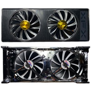 팬 포함 패널 교체 그래픽 카드 XFX Radeon RX5700XT 5700 8GB THICC II 울트라 DD, 01 5700XT THICC, 한개옵션1