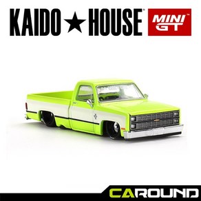 KaidoHouse x 미니지티(KHMG112) 1:64 쉐보레 실버라도 카이도 V1 - Flo Yellow