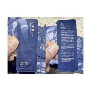 안티에이징 수분 보습 크림 SU:M37 Water full Marine Relief Gel 1ml x 50pcs 보습효과 K Beauty