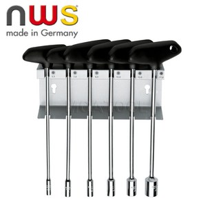 NWS 307S-1 6PCS T형 소켓렌치세트 T복스 스탠드포함 독일, 1개